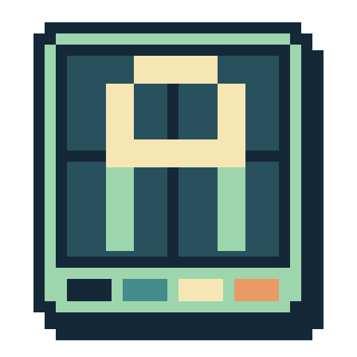 gbc-atlas pixel-art cartridge logo with an A monogram.