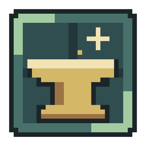 GBC Scene Forge pixel-art logo with a gold path and tree inside a green frame.